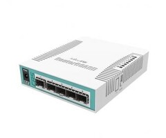 Mikrotik MikroTik CRS106-1C-5S Cloud Router Switch - 5x SFP, 1x Combo Poort