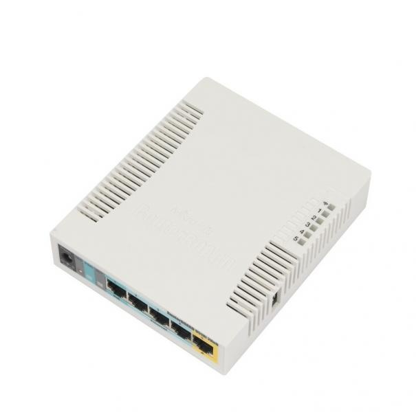 Mikrotik MikroTik RB951Ui-2HnD 2.4GHz Router - 5 Poorten & USB