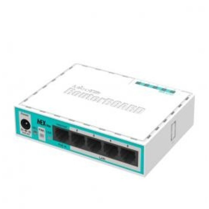 Mikrotik MikroTik hEX lite RB750r2 - Compacte 5-Poorts Ethernet Router voor Thuis en Kantoor