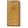 Portadial Portagold Intercom - 1 Drukknop - Inbouw - Messing/Goud