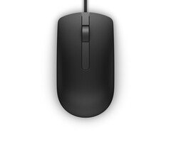 Dell Dell MS116 Optische Bedrade Muis - Zwart - 1000 DPI