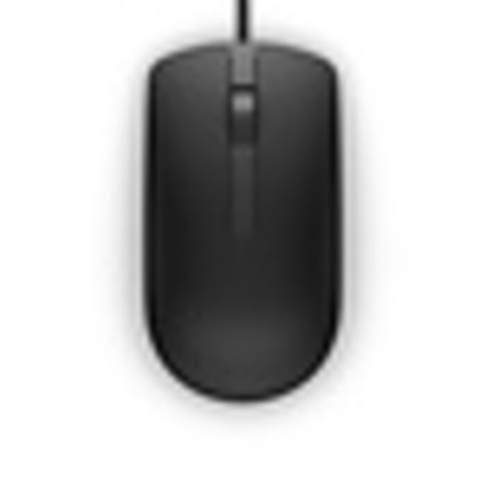 Dell Dell MS116 Optische Bedrade Muis - 1000 DPI - USB - Zwart