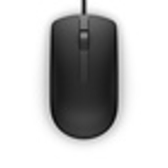 Dell Dell MS116 Optische Bedrade Muis - 1000 DPI - USB - Zwart