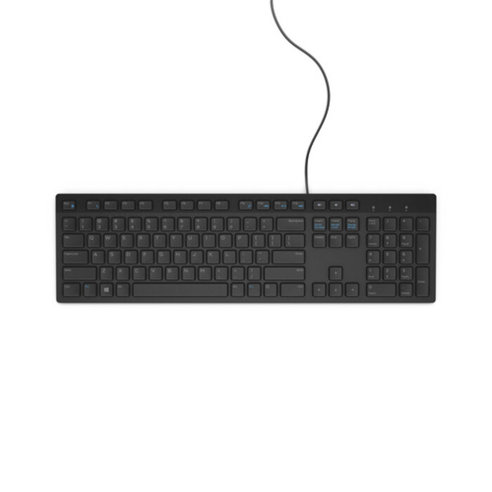 Dell Dell KB216 Bedraad Multimedia Toetsenbord - QWERTY US - Zwart