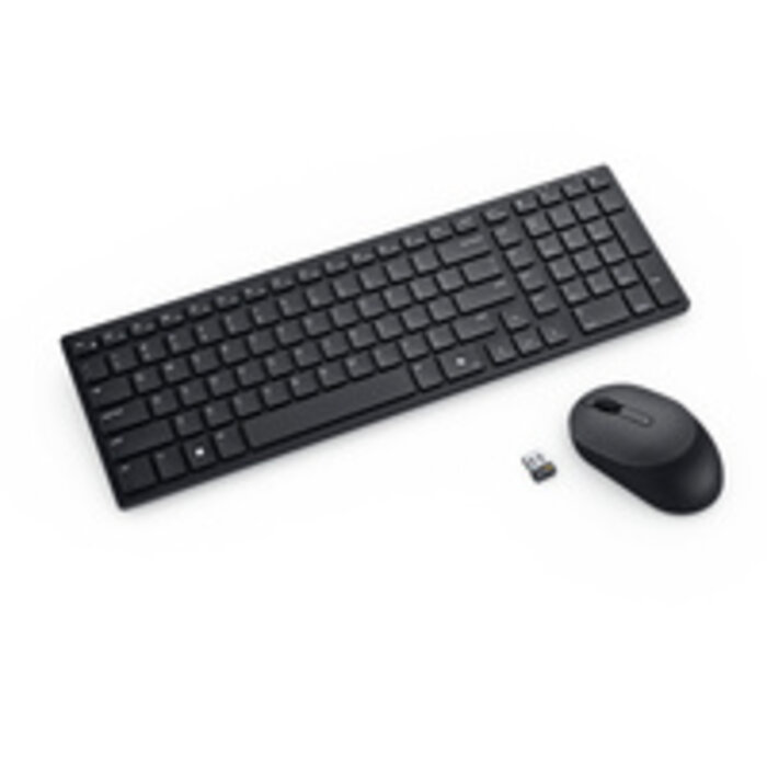 Dell Dell KM555 Draadloze Toetsenbord en Muis Combo - QWERTY US Int - Zwart - Bluetooth & 2.4GHz
