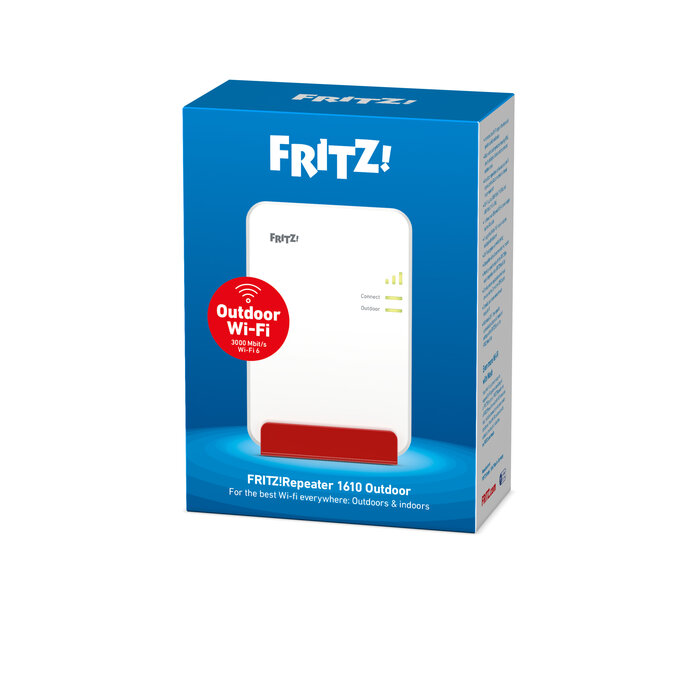 AVM AVM FRITZ!Repeater 1610 Outdoor Edition - Weerbestendige Mesh Wi-Fi Repeater (IP65)