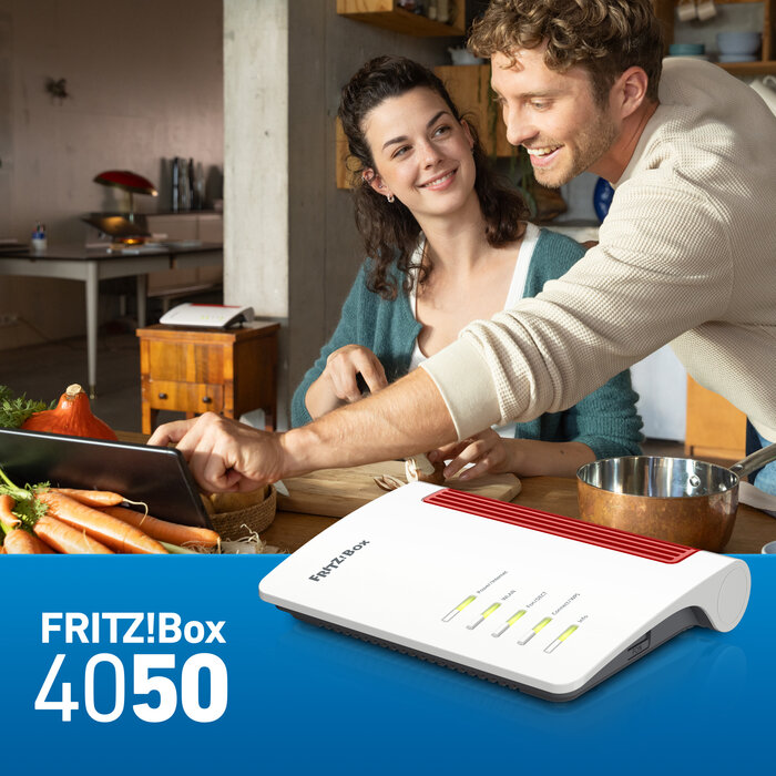 AVM AVM FRITZ!Box 4050 Edition International Wi-Fi 6 Router voor Zakelijk Gebruik