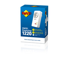 AVM AVM FRITZ!Powerline 1220 Set - 1200 Mbit/s met Geïntegreerd Stopcontact