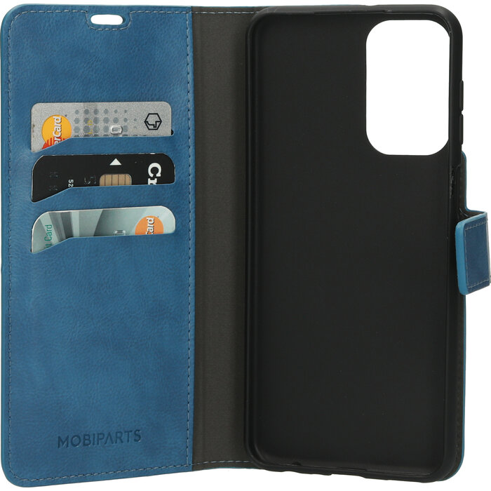 Mobiparts Mobiparts Classic Wallet Case Samsung Galaxy A23 5G (2022) Steel Blue