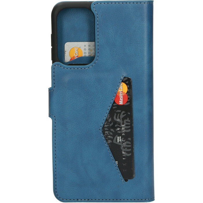 Mobiparts Mobiparts Classic Wallet Case voor Samsung Galaxy A23 5G - Steel Blue - Hoesje met Pasjeshouder