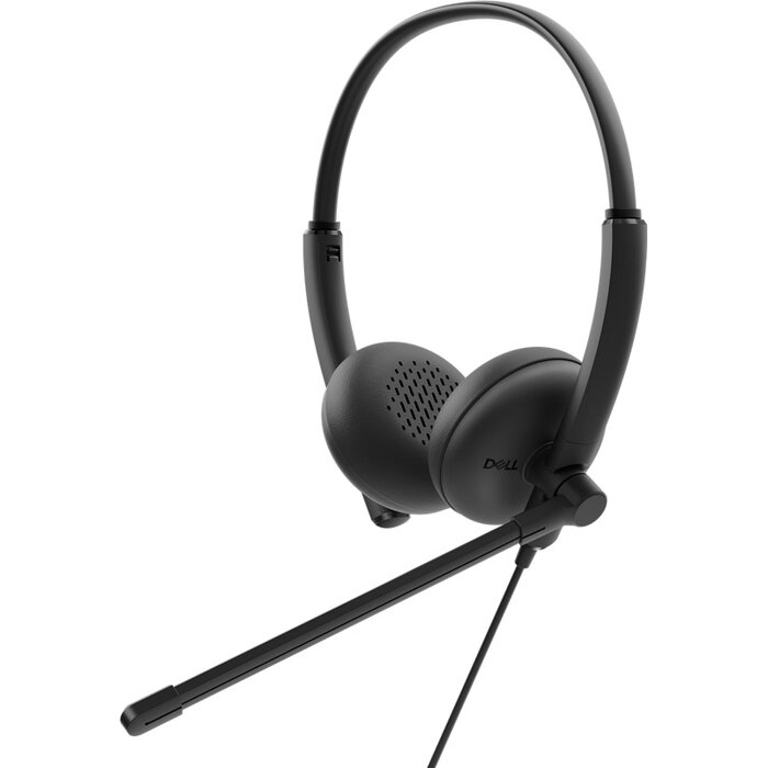 Dell Dell WH125 Bedrade Headset - USB-A - On-Ear met Microfoon - Zwart