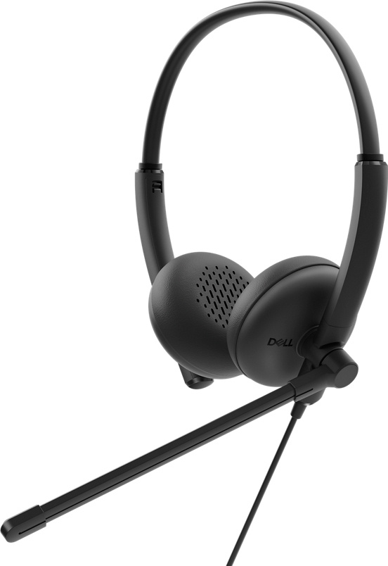 Dell Dell WH125 Bedrade Headset - USB-A - On-Ear met Microfoon - Zwart