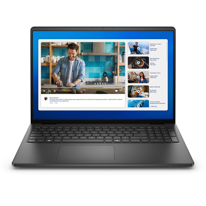 Dell SPL|Dell 16 DC16250|C5-120U|16GB|512GB SSD|16i FHD+ |Integrated|FgrPr|3Cell|65W|WLAN|Backlit Kb|W11 Home|1Y Basic Onsite QWERTY