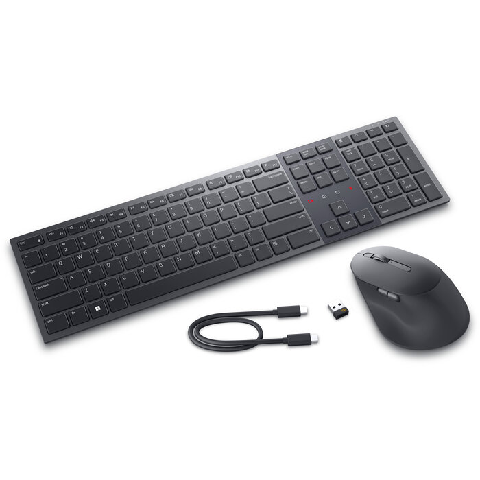 Dell Dell Premier Collaboration Keyboard andMouse - KM900 - US International (QWERTY) QWERTY