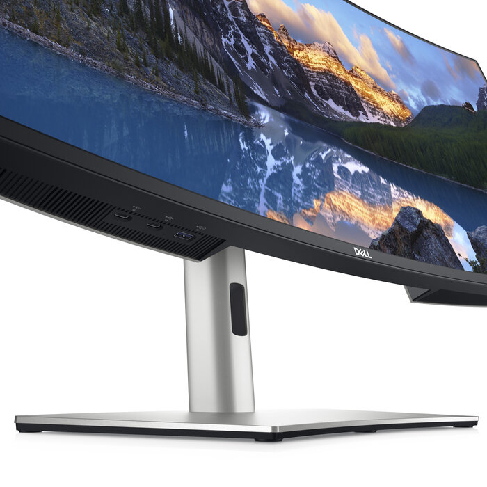 Dell Dell UltraSharp U3824DW 37.5" Curved Monitor - WQHD+ IPS Black USB-C Hub