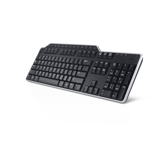 Dell Dell KB-522 Bedraad Multimedia Toetsenbord - QWERTY - Zwart - USB Hub & Polssteun