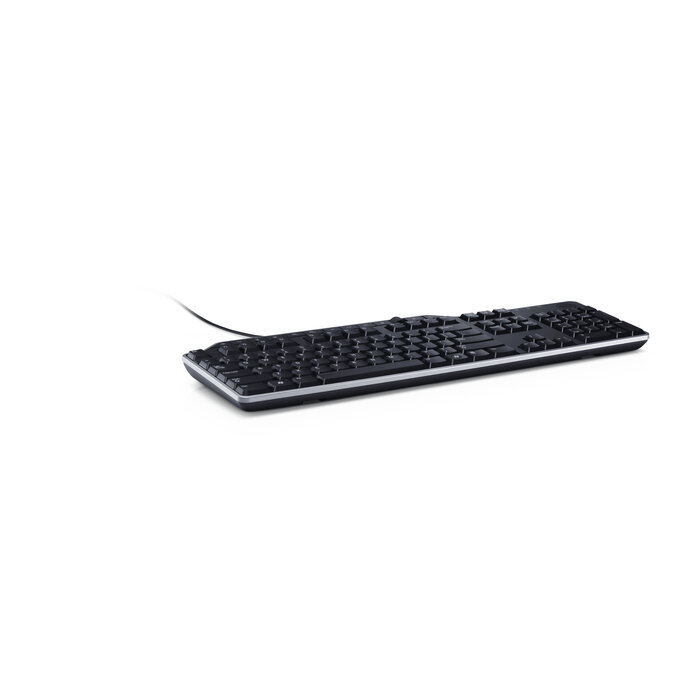Dell Dell KB-522 Bedraad Multimedia Toetsenbord - QWERTY - Zwart - USB Hub & Polssteun