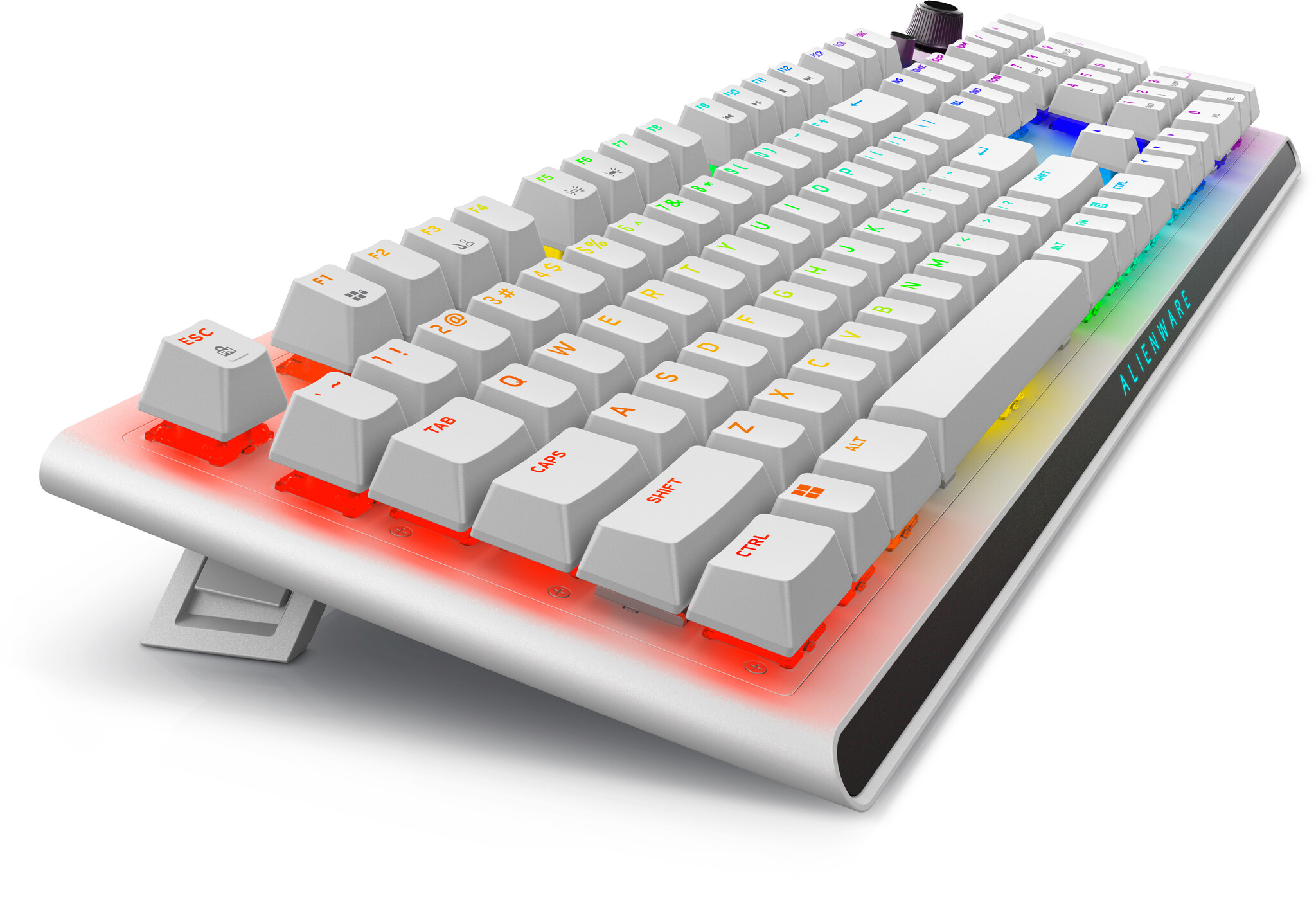 Dell Alienware AW920K Tri-Mode Wireless Gaming Toetsenbord - Cherry MX Red - Lunar Light, foto 6 van 6