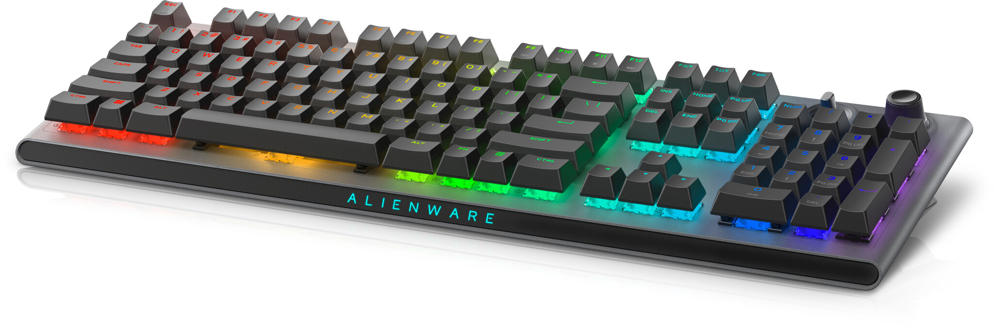 Dell Alienware AW920K Tri-Mode Draadloos Gaming Toetsenbord - Cherry MX Red - RGB - Dark Side of the Moon, foto 3 van 6
