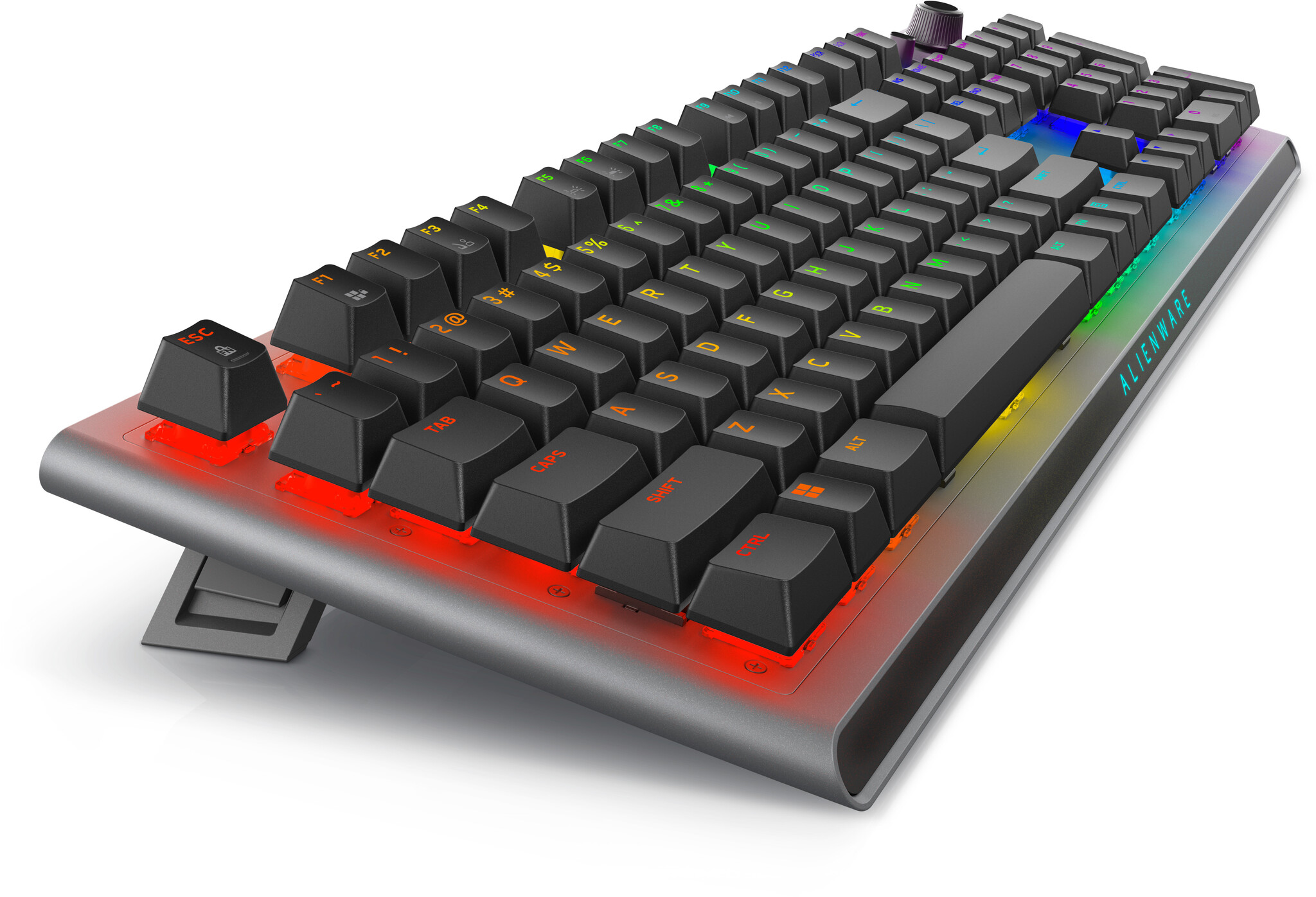 Dell Alienware AW920K Tri-Mode Draadloos Gaming Toetsenbord - Cherry MX Red - RGB - Dark Side of the Moon, foto 5 van 6