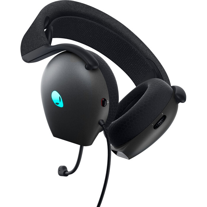 Dell Alienware AW520H Wired Gaming Headset - Hi-Res Audio, Dolby Atmos & AlienFX RGB - Dark Side of the Moon