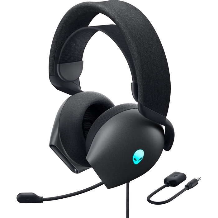 Dell Alienware AW520H Wired Gaming Headset - Hi-Res Audio, Dolby Atmos & AlienFX RGB - Dark Side of the Moon