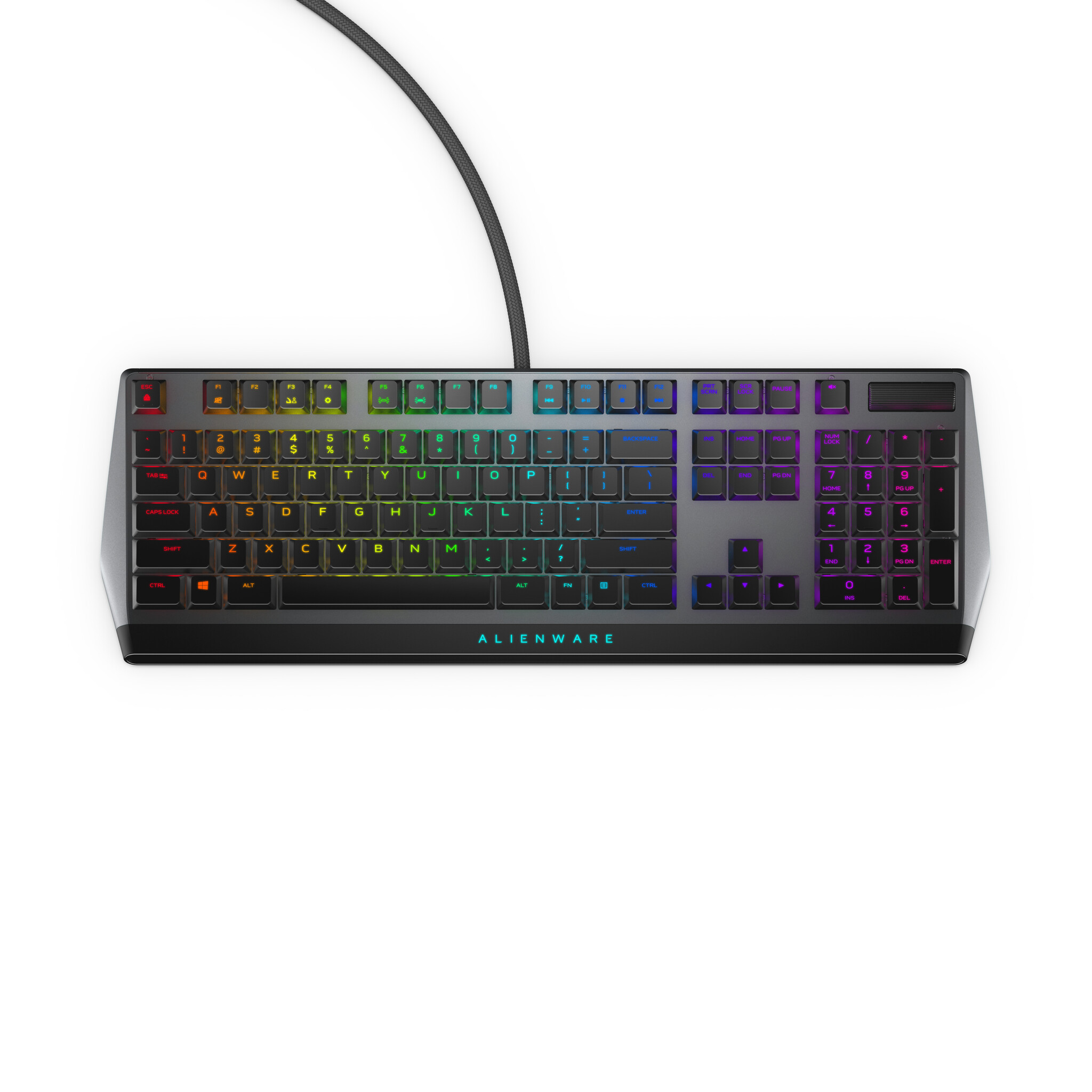 Dell Alienware AW510K Low-Profile Mechanisch Gaming Keyboard - Cherry MX Red - RGB, foto 3 van 4
