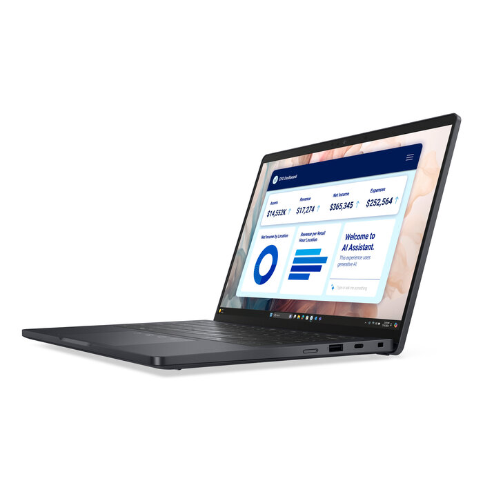 Dell Dell Pro 13 Premium Laptop, 13.3" FHD+, Intel Core Ultra 7, 16GB RAM, 512GB SSD, Windows 11 Pro, 3 Jaar ProSupport