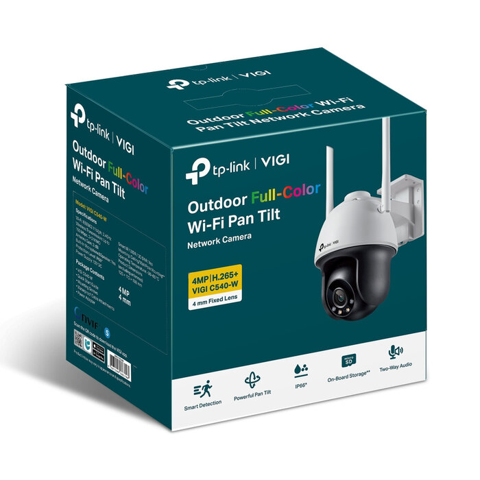 TP-Link TP-Link VIGI C540-W 4MP PTZ Beveiligingscamera - Wifi, Full-Color Nachtzicht & Persoonsdetectie
