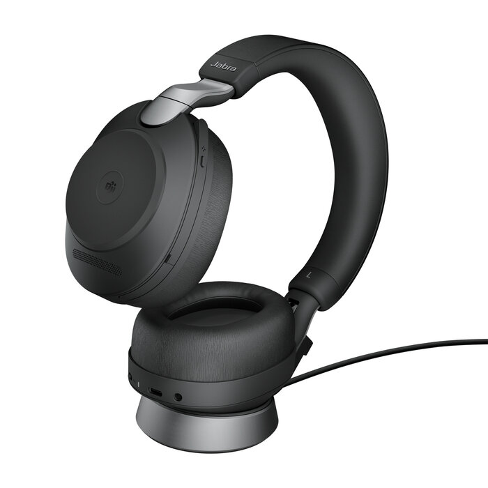 Jabra Jabra Evolve2 85 MS Teams Draadloze ANC Headset met Oplaadstandaard - Zwart