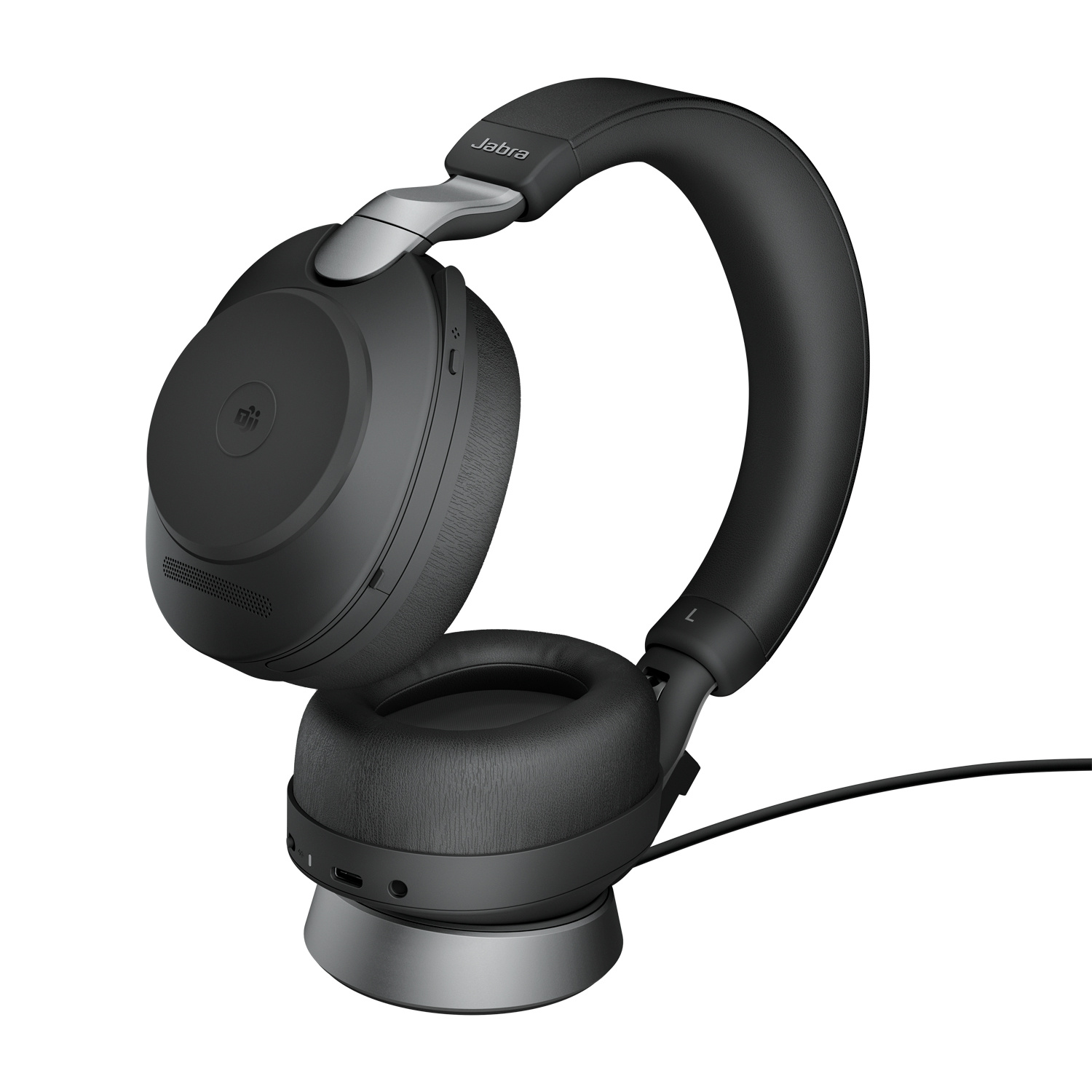 Jabra Jabra Evolve2 85 MS Teams Draadloze ANC Headset met Oplaadstandaard - Zwart