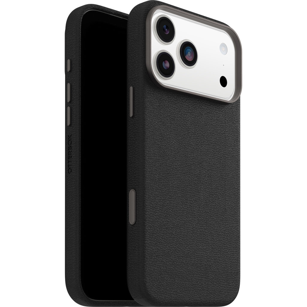 Otterbox OtterBox Symmetry Cactus Leather Case Apple iPhone 17 Pro Max - Zwart