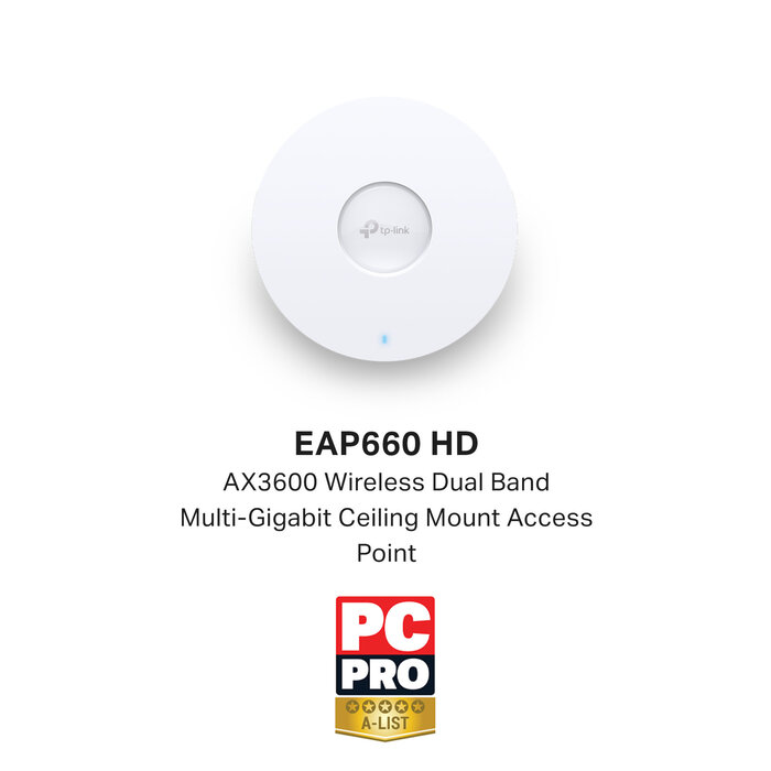 TP-Link TP-Link Omada EAP660 HD AX3600 Wi-Fi 6 Access Point (2.5G, PoE+)