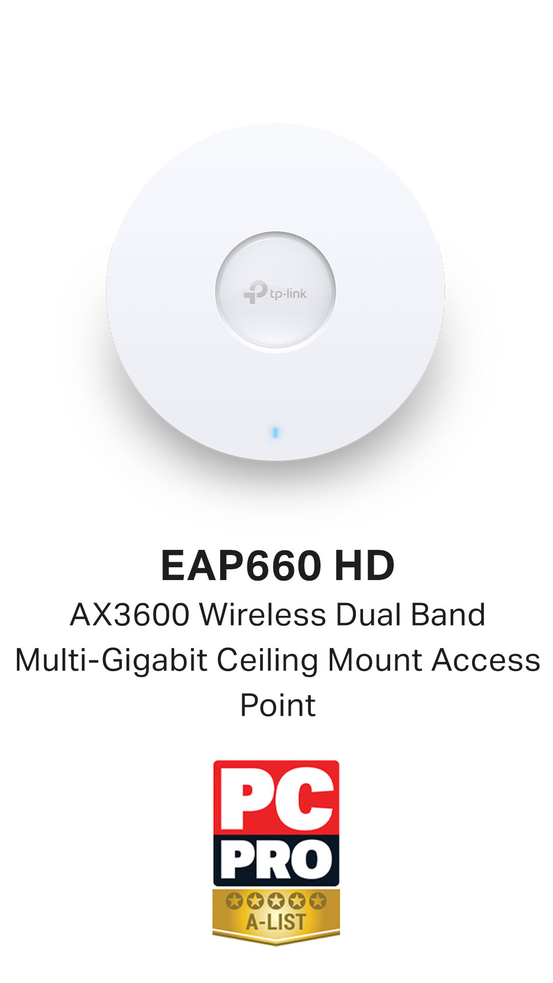 TP-Link TP-Link Omada EAP660 HD AX3600 Wi-Fi 6 Access Point (2.5G, PoE+)