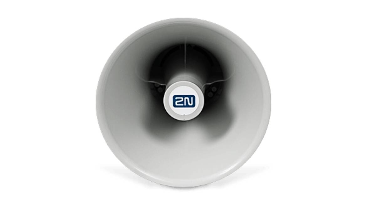 2N 2N SIP Speaker Horn (914422E) - IP-Buitenluidspreker met PoE