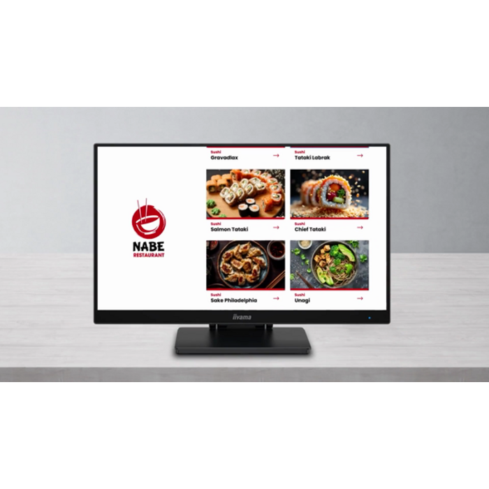 iiyama IIYAMA Prolite 22 inch Touch Monitor - Full HD - 1920x1080 - Anti-Glare