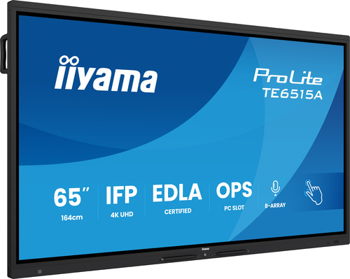 iiyama IIYAMA ProLite 65 inch Touchscreen - IFP 4K UHD Display - 3840x2160 - Android