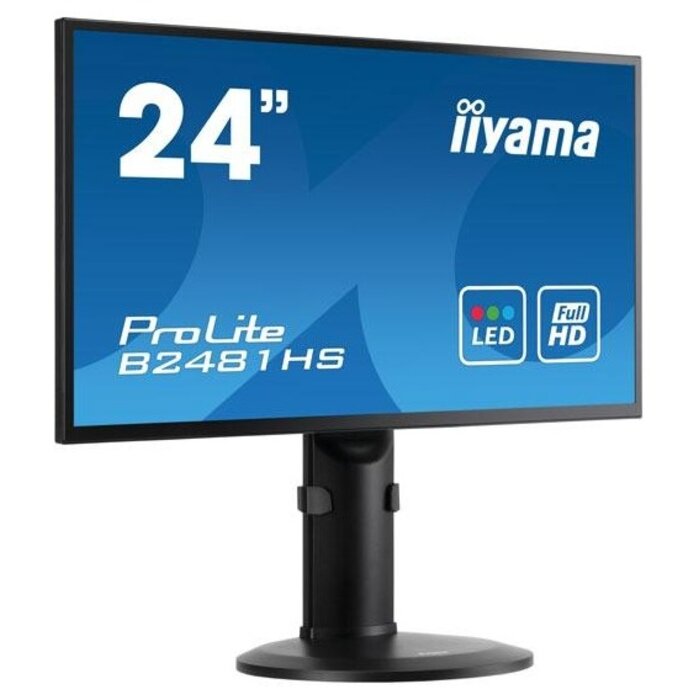 iiyama IIYAMA ProLite XUB2493HS-B6 24" IPS Monitor Pivot - New Open Box