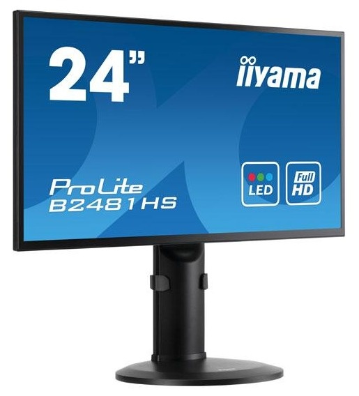 iiyama IIYAMA ProLite XUB2493HS-B6 24" IPS Monitor Pivot - New Open Box