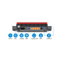 AVM AVM FRITZ!Box 5590 Fiber AON Glasvezelrouter - Wi-Fi 6 - 3600 Mbit/s