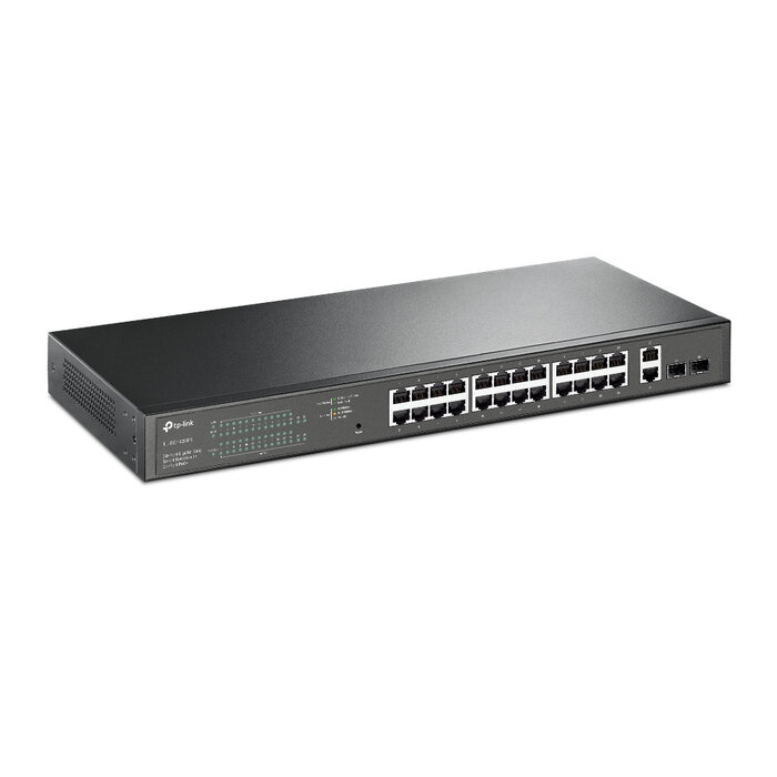TP-Link TP-Link TL-SG1428PE JetStream 28-Poorts Gigabit Smart Switch (24x PoE+, 250W, Omada SDN, 2x SFP)