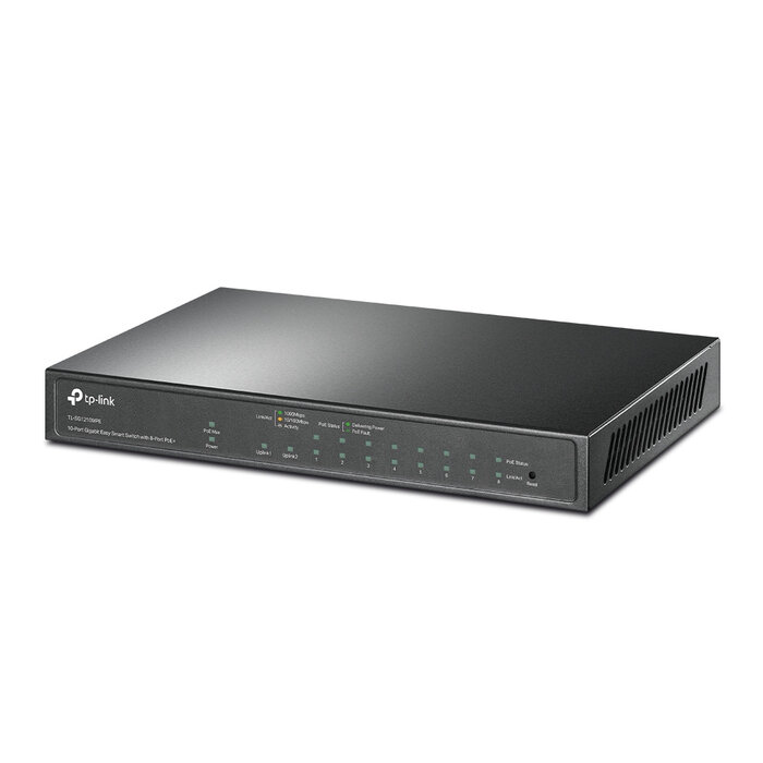 TP-Link TP-Link TL-SG1210MPE 10-Poorts Gigabit Switch 123W PoE+ (TL-SG1210MPE)