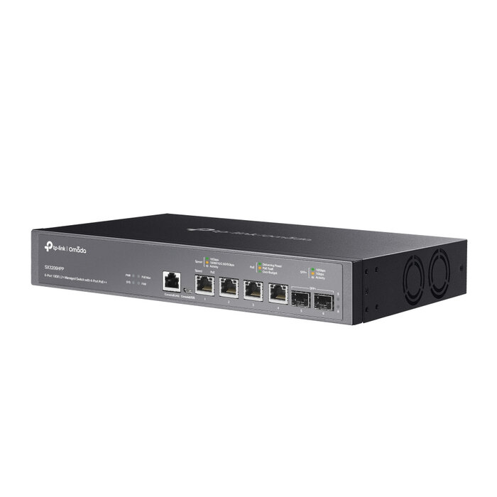 TP-Link TP-Link Omada SX3206HPP 10G L2+ Managed Switch - 4x 10G PoE++ poorten & 2x 10G SFP+ uplinks