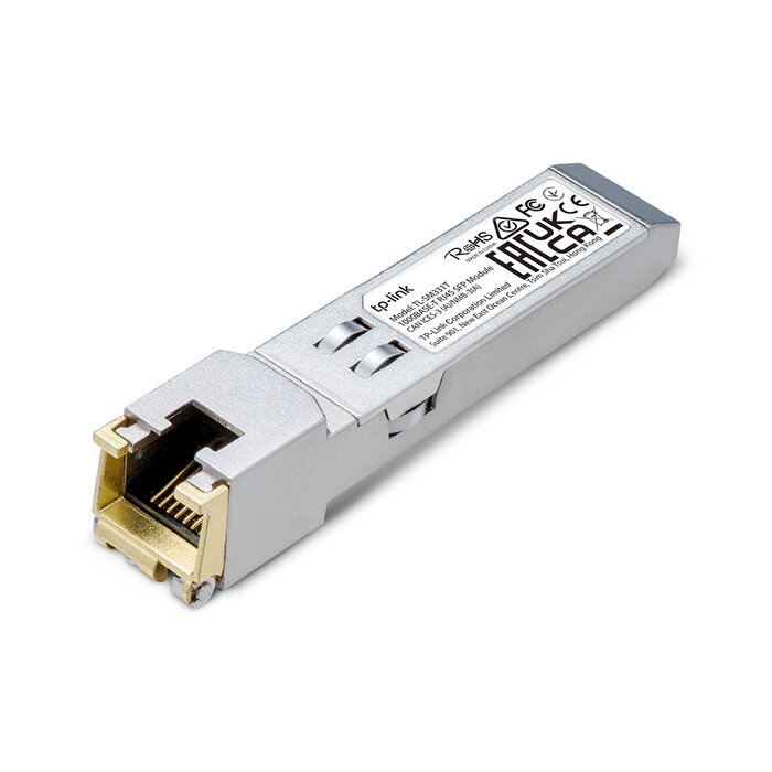 TP-Link TP-Link TL-SM331T 1000BASE-T SFP naar RJ45 Gigabit Transceiver Module - 100m