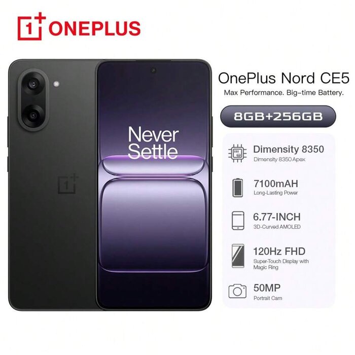 OnePlus OnePlus Nord CE5 256GB zwart