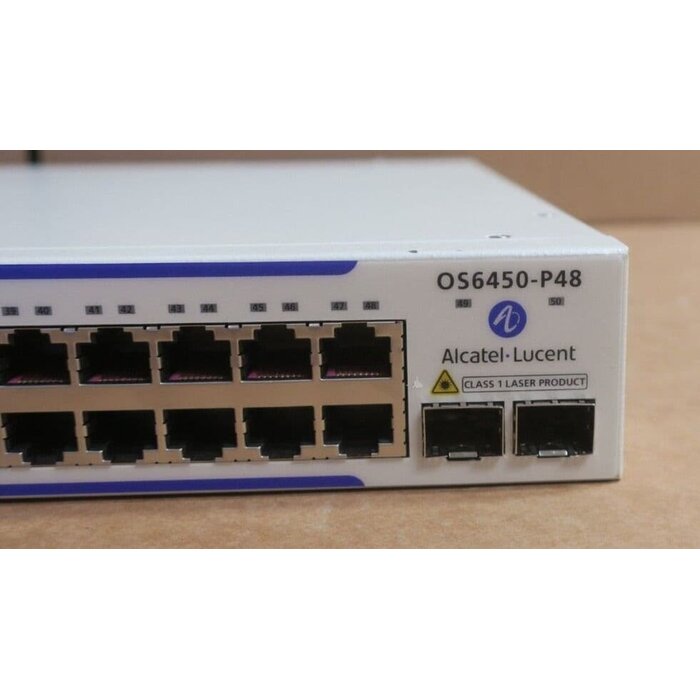 Alcatel-Lucent Alcatel-Lucent OS6360-P48X-EU 48-Poorts Gigabit PoE Switch met 10G Uplink