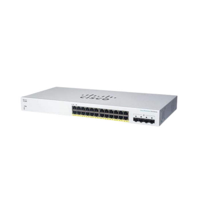 Alcatel-Lucent Alcatel-Lucent OS2260-P24, 24 * RJ45 ports 1G, 4 * 1G SFP uplink, PoE+ 195W, Internal PSU, Fan-Less
