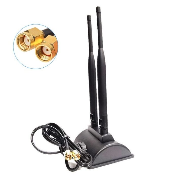 Alcatel-Lucent Alcatel-Lucent Dual band 2.4/5GHz, 1-element, direct mount , om ni-directional antenna, 6dBi 4x)