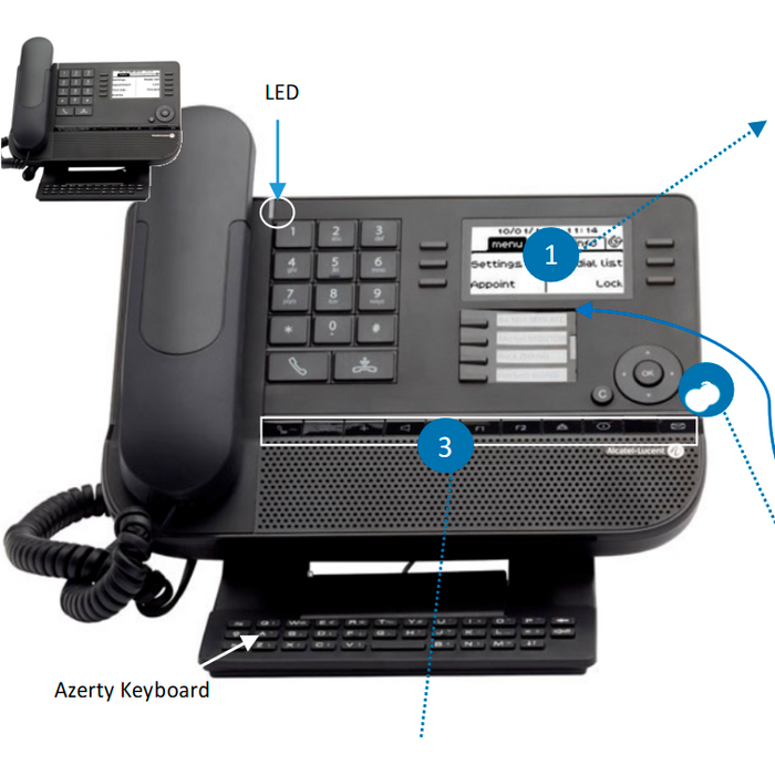 Alcatel-Lucent Alcatel-Lucent M5 DeskPhone SIP Telefoon (3MK27002AA)