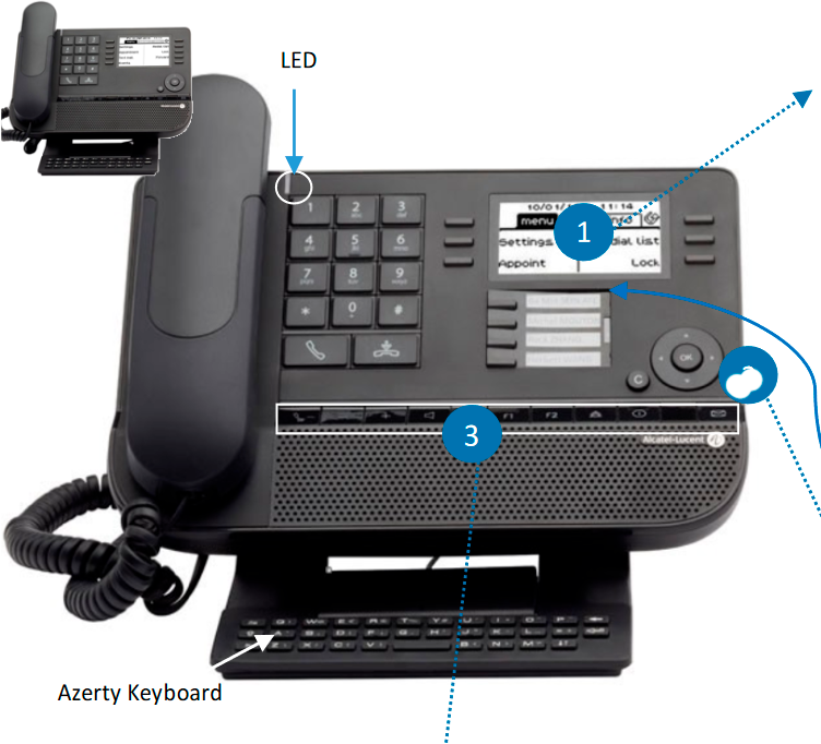 Alcatel-Lucent Alcatel-Lucent M5 DeskPhone SIP Telefoon (3MK27002AA)